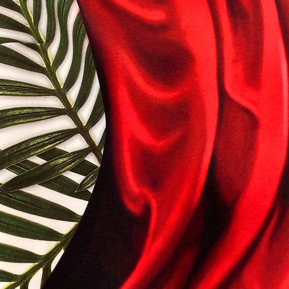 Clover Canyon body con saffron drape dress - Picture 6 of 8